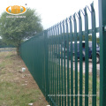 Durable pvc coated security steel palisade fence panels